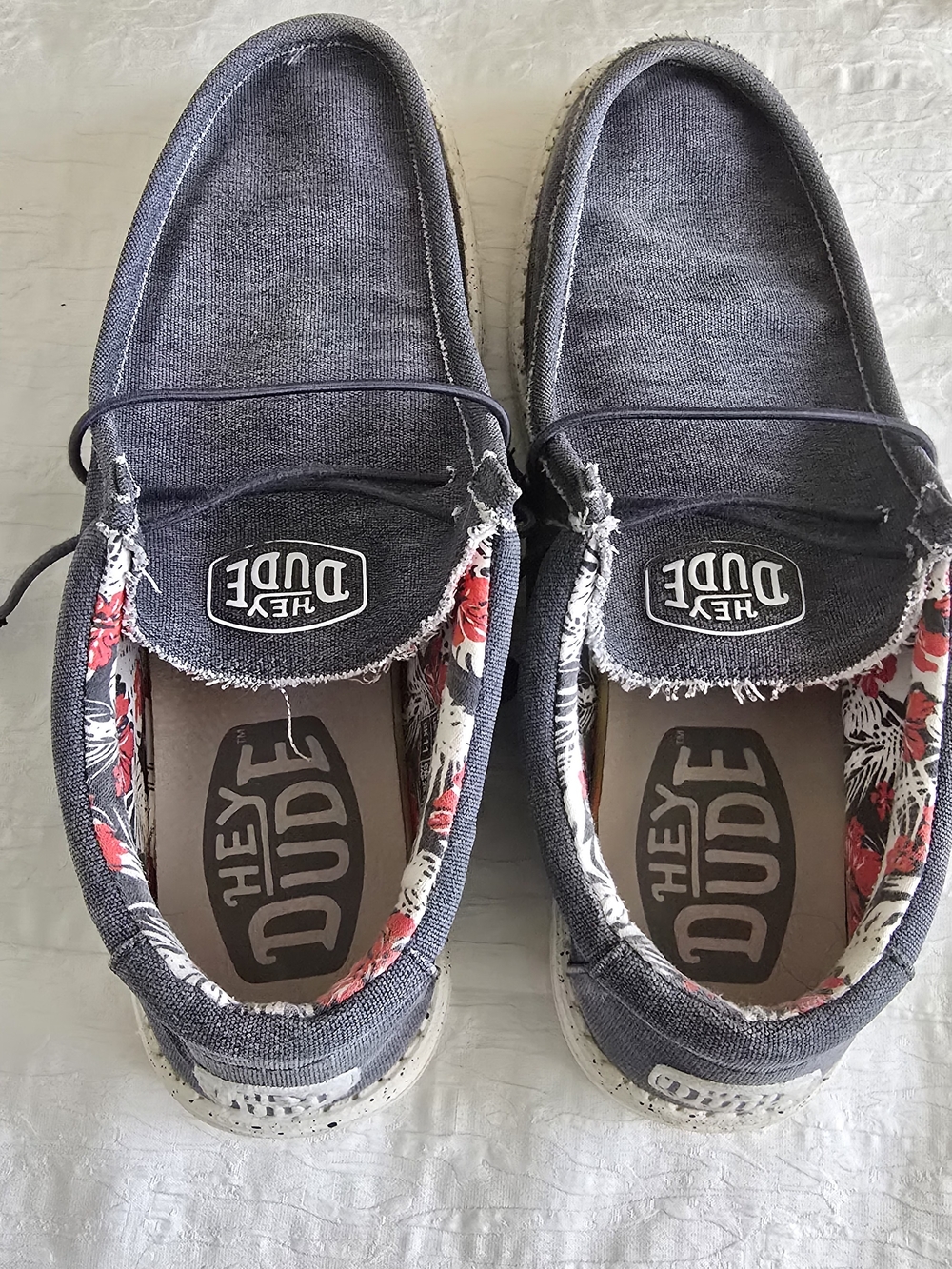 Hey Dude Men's Navy Casual Slip-On Shoes